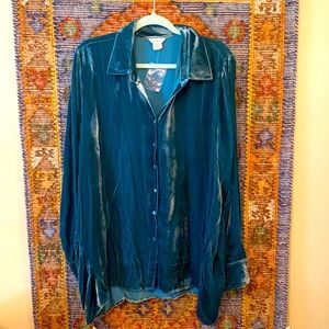 NWT Sundance Velvet Top Size XL